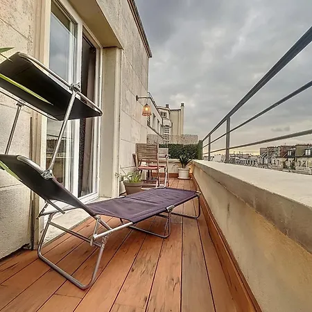 Very Floor Studio With Terrace 17th * Parigi